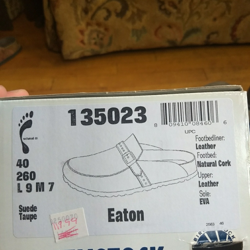 New in box Birkenstock Eaton slide with box - Picture 5 of 8